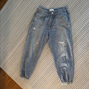 rag & bone Distressed Blue Denim Jogger Jeans